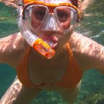 Snorkeludstyr til dykkeren snorkel